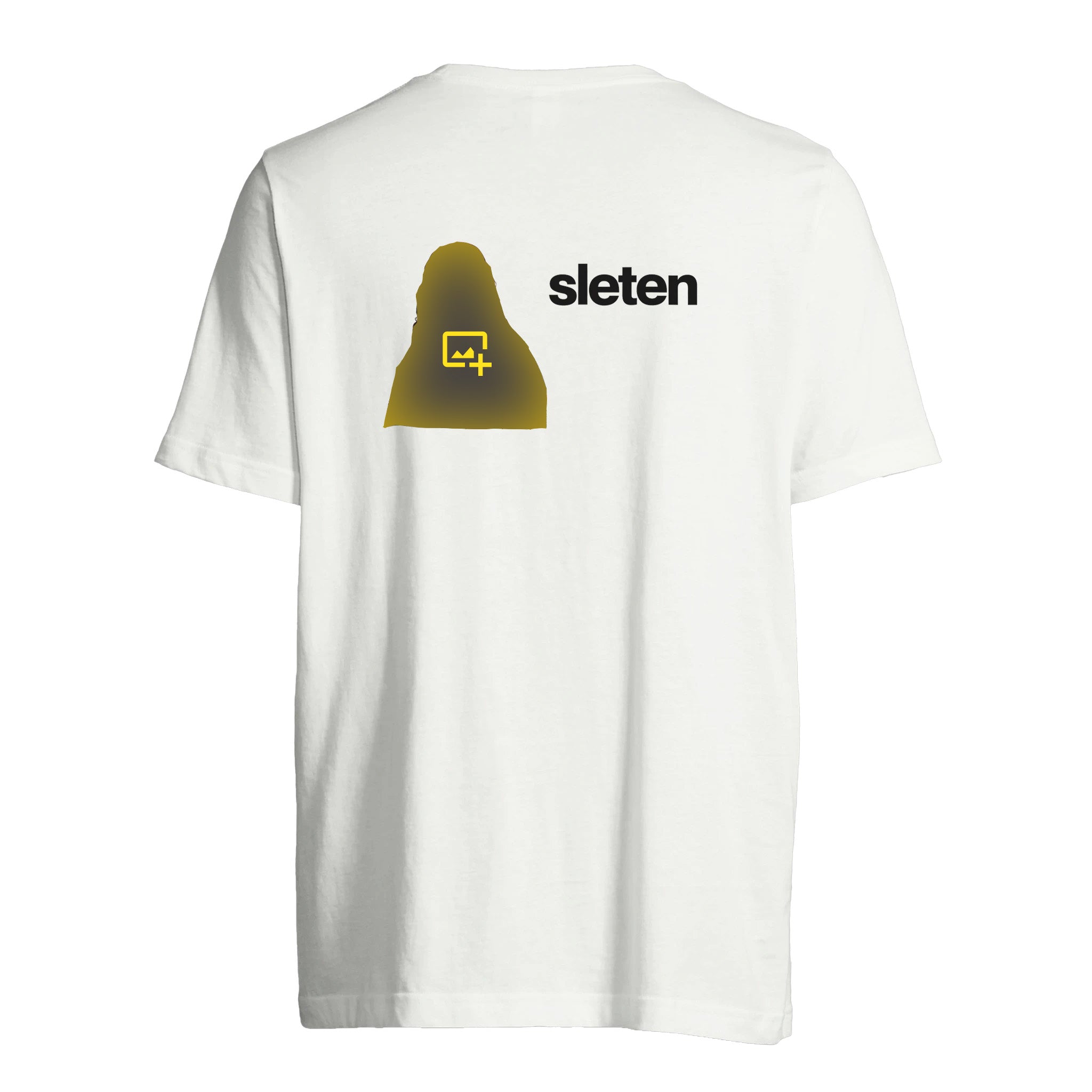 Tilpasset T-skjorte "sleten" hvit